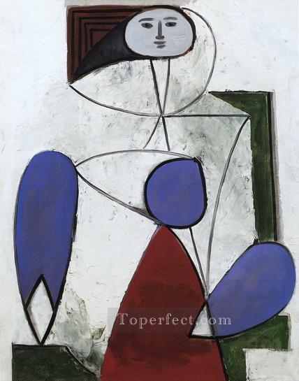 Femme dans un fauteuil 1932 Cubismo Pintura al óleo